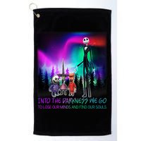 Into The Darkness We Go Golf Towel