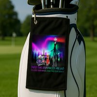Into The Darkness We Go Golf Towel