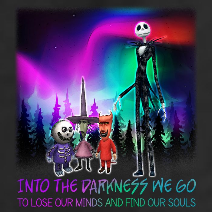 Into The Darkness We Go Golf Towel