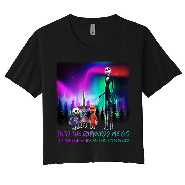 Into The Darkness We Go Crop Top