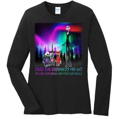 Into The Darkness We Go Ladies Long Sleeve Shirt