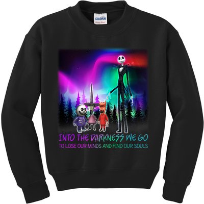 Into The Darkness We Go Kids Sweatshirt
