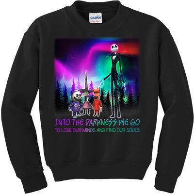 Into The Darkness We Go Kids Sweatshirt