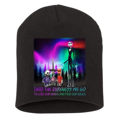 Into The Darkness We Go Short Acrylic Beanie