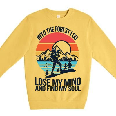 Into The Forest I Go Premium Crewneck Sweatshirt