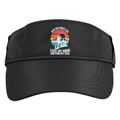 Into The Forest I Go Adult Drive Performance Visor