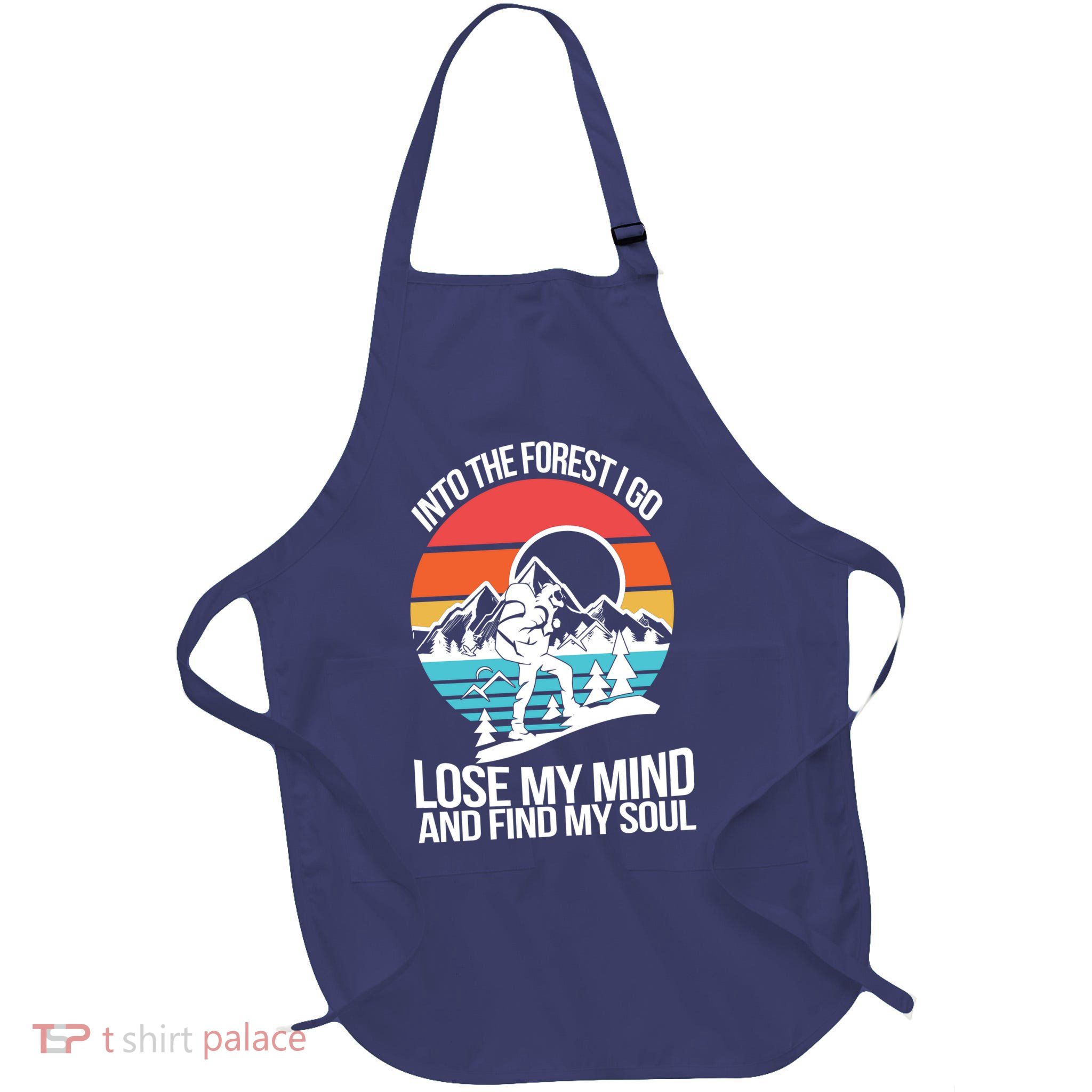 Into The Forest I Go Full-Length Apron With Pockets