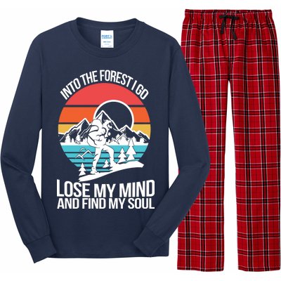 Into The Forest I Go Long Sleeve Pajama Set