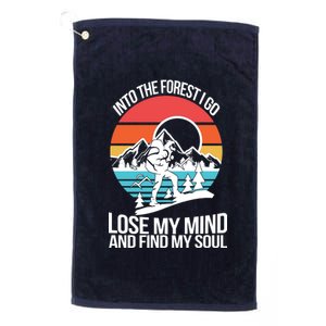 Into The Forest I Go Platinum Collection Golf Towel