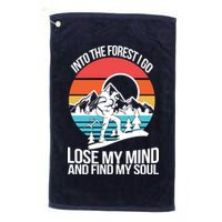 Into The Forest I Go Golf Towel