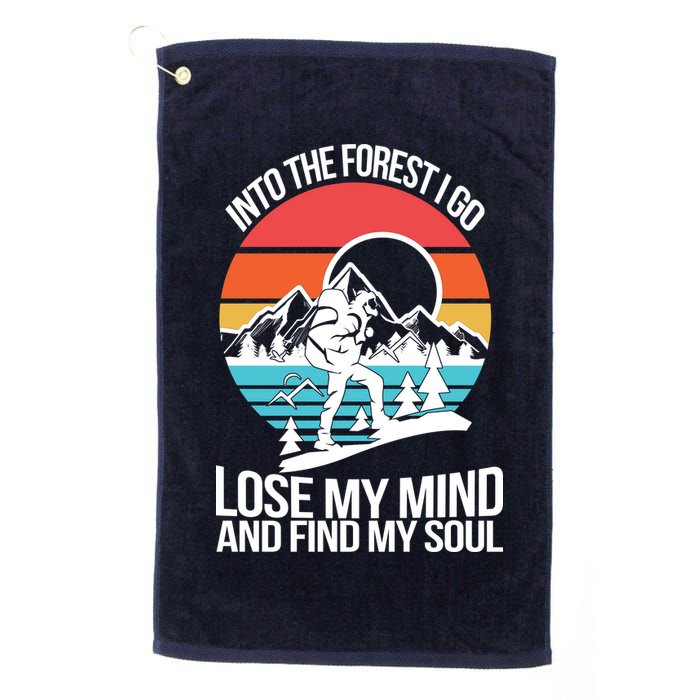 Into The Forest I Go Golf Towel