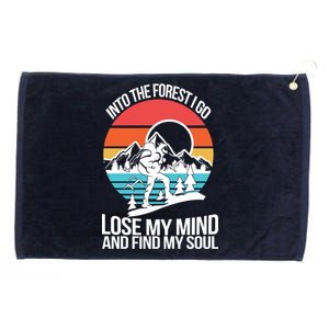 Into The Forest I Go Grommeted Golf Towel