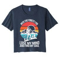 Into The Forest I Go Women's Crop Top Tee