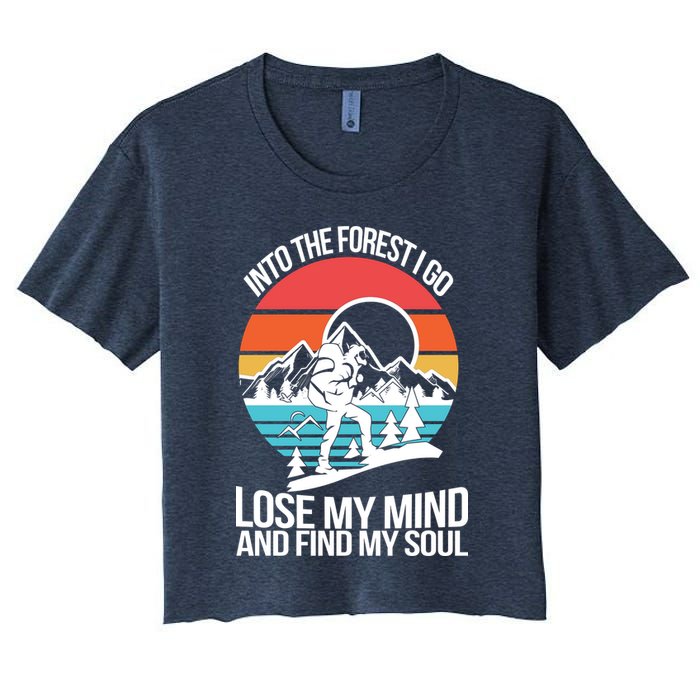 Into The Forest I Go Women's Crop Top Tee