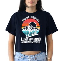 Into The Forest I Go Women's Crop Top Tee