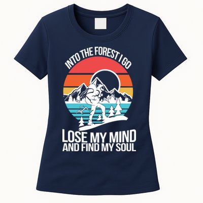 Into The Forest I Go Womens T-Shirt