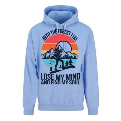 Into The Forest I Go Unisex Surf Hoodie