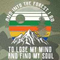 Into The Forest I Go To Lose My Mind And Find My Soul Legacy Tie Dye Trucker Hat