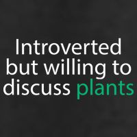 Introverted But Willing To Discuss Plants 7 Panel Mesh Trucker Snapback Hat