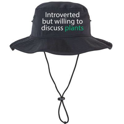 Introverted But Willing To Discuss Plants Legacy Cool Fit Booney Bucket Hat