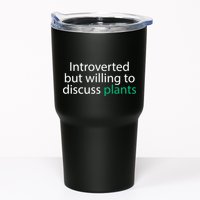 Introverted But Willing To Discuss Plants Tumbler