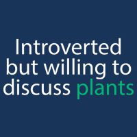 Introverted But Willing To Discuss Plants Infant Baby Jersey Bodysuit
