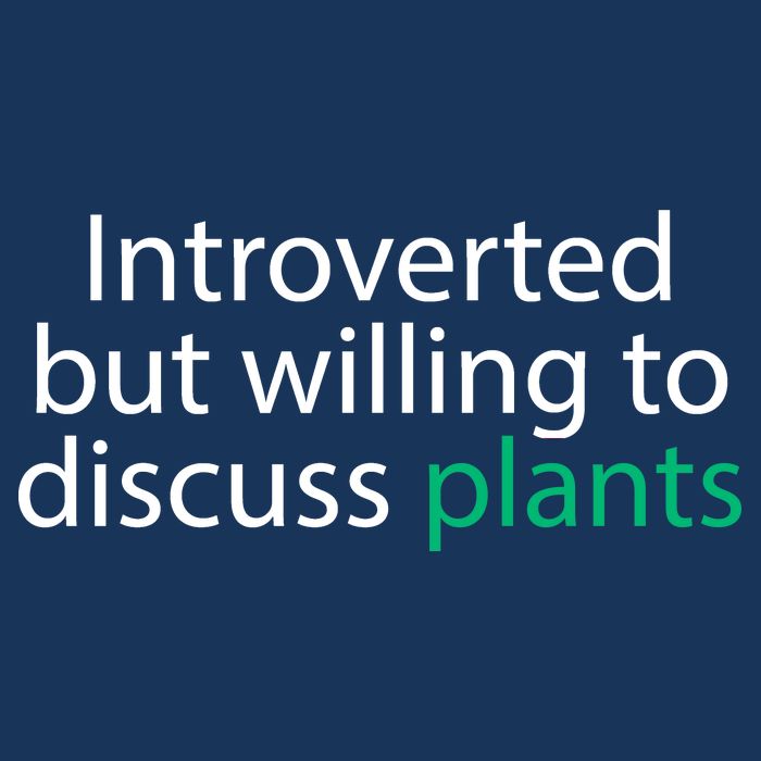 Introverted But Willing To Discuss Plants Infant Baby Jersey Bodysuit