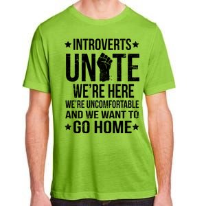 Introverts Unite Adult ChromaSoft Performance T-Shirt