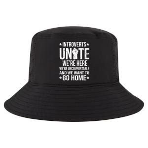 Introverts Unite Cool Comfort Performance Bucket Hat