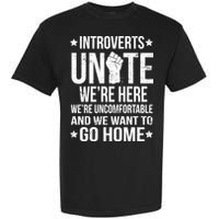 Introverts Unite Garment-Dyed Heavyweight T-Shirt