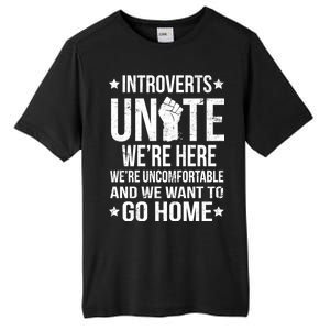 Introverts Unite Tall Fusion ChromaSoft Performance T-Shirt