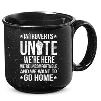 Introverts Unite 15oz Campfire Ceramic Mug