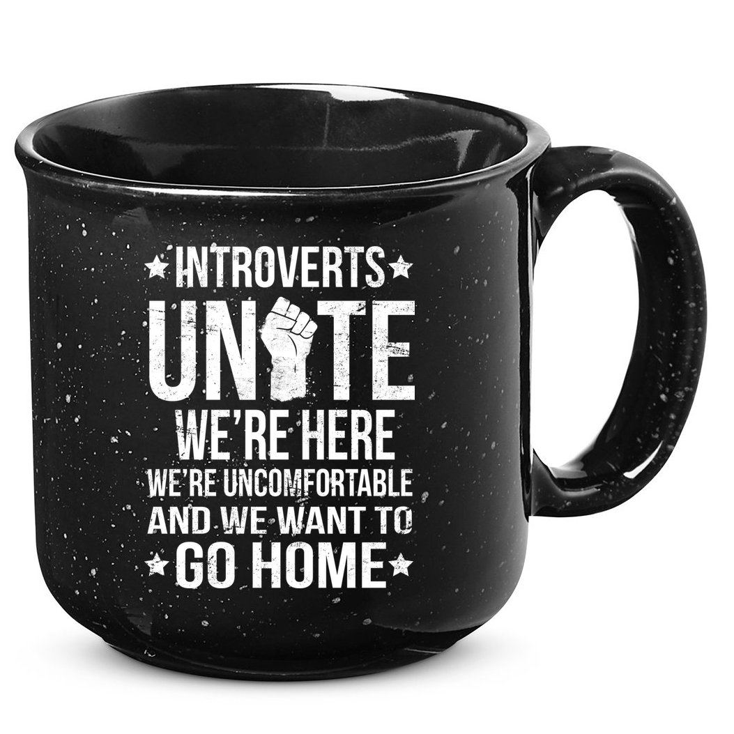 Introverts Unite 15oz Campfire Ceramic Mug