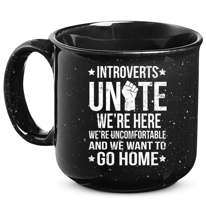Introverts Unite 15oz Campfire Ceramic Mug