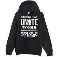 Introverts Unite Premium Pullover Hoodie