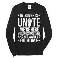 Introverts Unite Tall Long Sleeve T-Shirt