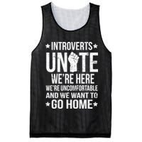 Introverts Unite Mesh Reversible Basketball Jersey Tank