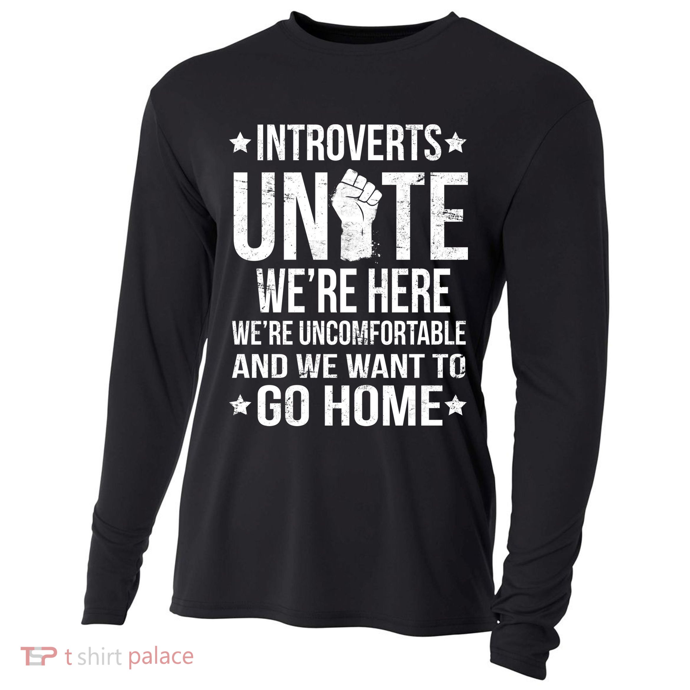 Introverts Unite Cooling Performance Long Sleeve Crew