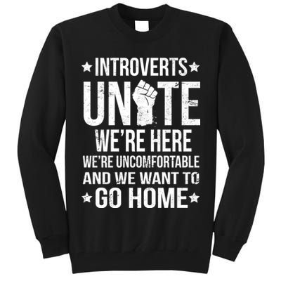 Introverts Unite Tall Sweatshirt