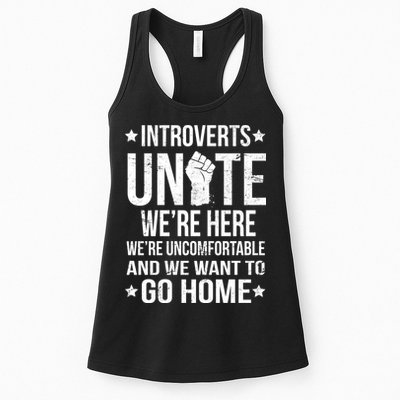 Introverts Unite Womens Tank Top