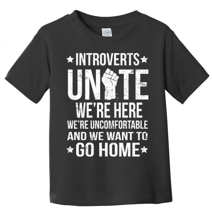Introverts Unite Toddler T-Shirt