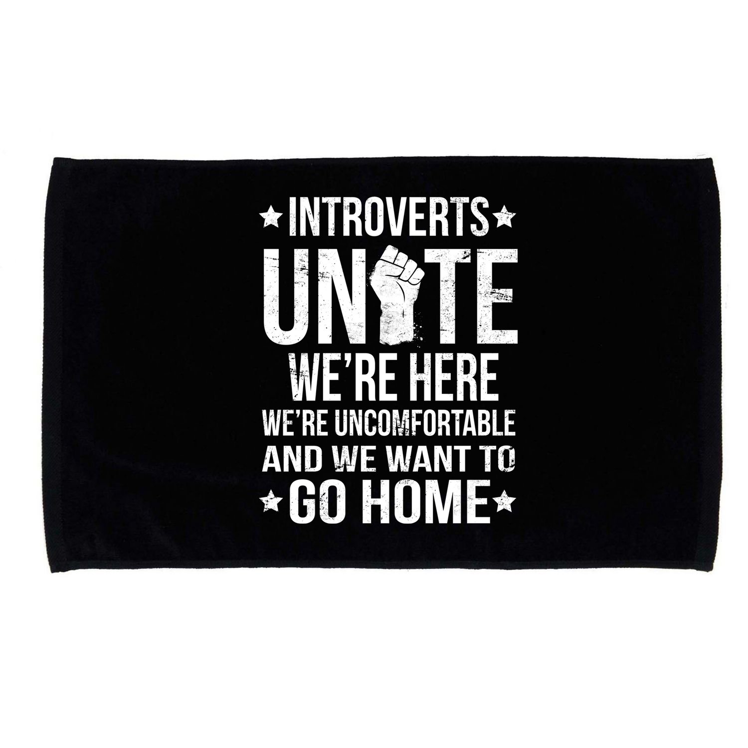 Introverts Unite Microfiber Hand Towel