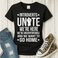 Introverts Unite Womens T-Shirt