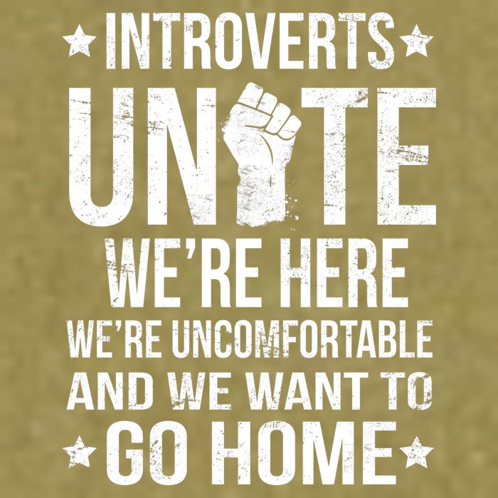 Introverts Unite Garment-Dyed Women's Muscle Tee