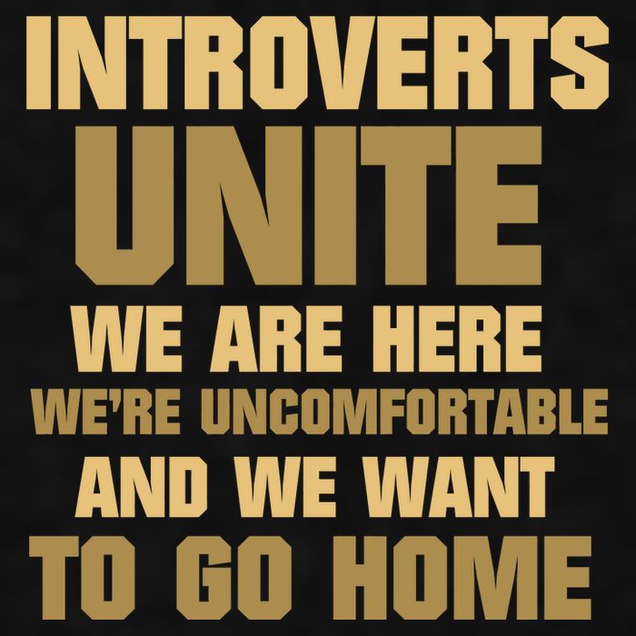 Introverts Unite We Want To Go Home Ladies PosiCharge Tri-Blend Wicking Tank