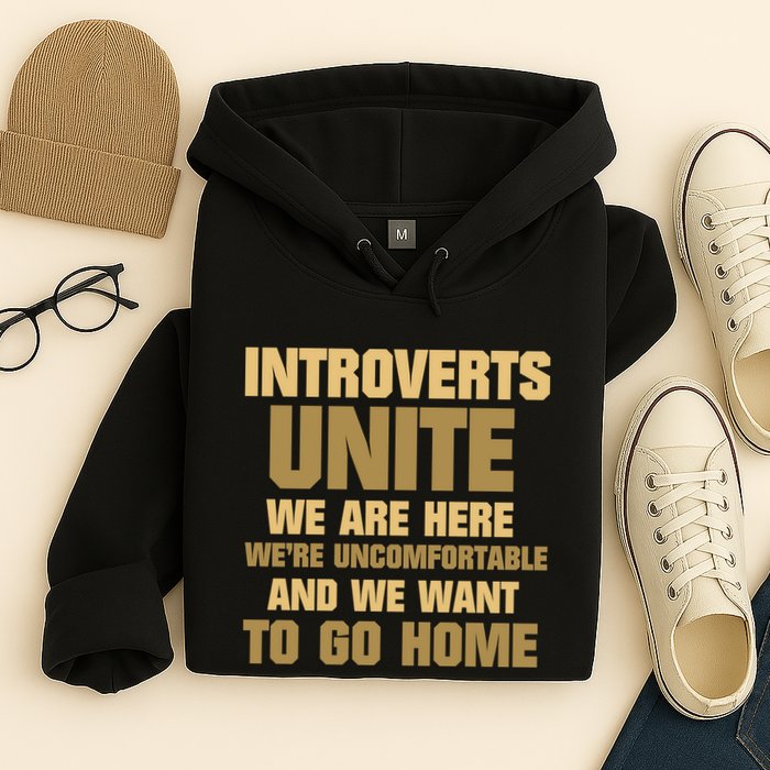 Introverts Unite We Want To Go Home Hoodie