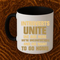 Introverts Unite We Want To Go Home Mug