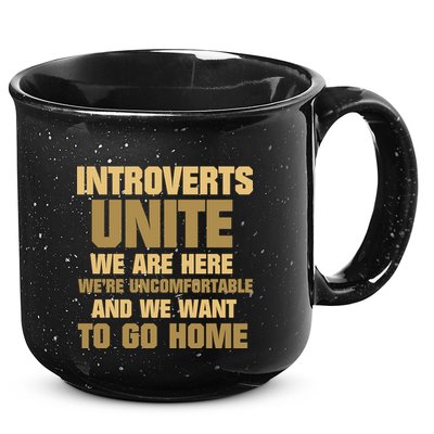 Introverts Unite We Want To Go Home 15oz Campfire Ceramic Mug