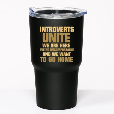 Introverts Unite We Want To Go Home Tumbler