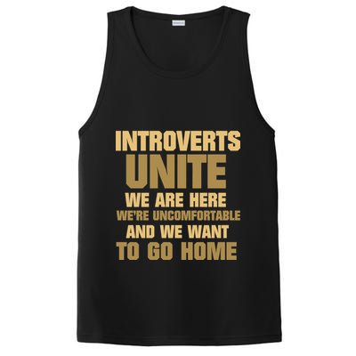 Introverts Unite We Want To Go Home PosiCharge Competitor Tank